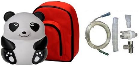 Pulmo Neb Kit w/ Tee, Tubing, Mouthpiece, Corrugated Tubing and Reservoir 6ml with Panda Air Machine