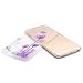 iPhone 6 Case, iPhone 6s Case, JAHOLAN Amusing Whimsical Designs Clear TPU Soft Case Rubber Silicone Skin Cover for Normal 4.7 inches iPhone 6/6s - Purple Dandelion