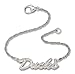 Anaheim Mighty Ducks NHL Sterling Silver Script title=