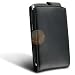 eForCity Vertical Leather Case for Blackberry Storm 9500 / 9530 with magnetic strip, Black