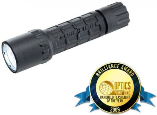SureFire Flashlight TAN POLYMER, 6V, 1.25 BEZ