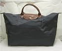 Longchamp Pliages Graphite Large Tote Bag Purse