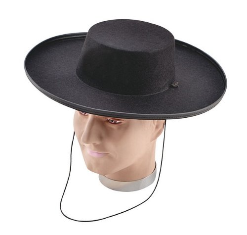 Imagen 1 de Black Felt Bandit Hat (gorro/ sombrero)