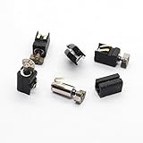 Dowonsol DC 振動モーター 2000RPM 速度振動モーター 3V 5個セット　ブラック 5.0x 5.2 x 8.2mm