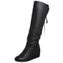 Bronx Women's Asha Lace Boot,Black,36 EU (US Women's 6 M)