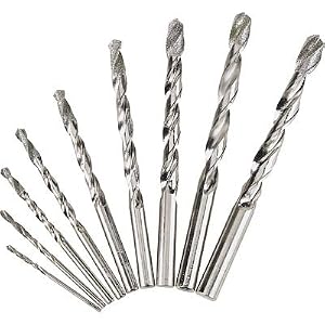 Northern Industrial Diamond Coated Drill Bits - 10-Pc. Set by Northern Industrial