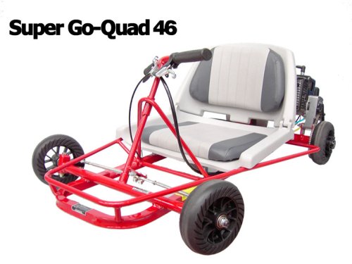 Go-Ped Super Go Quad 46 Gas Powered Mini-Kart (Red)