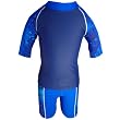 Wipe Out UV Sun Protective Boys 2 Piece Set: Short Sleeve Top (Rashguard) & Shorts (UPF 50+)