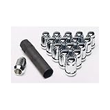 Gorilla Automotive 21122HT Small Diameter Acorn Chrome 4 Lug Kit (12mm x 1.25 Thread Size ) - Pack of 16
