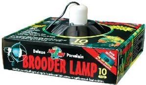 Brand New Zoo Med Black Deluxe 10 in Brooder Lamp for Reptiles "Sale Zoo Med - Light Fixtures"