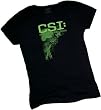 Evidence -- CSI: Crime Scene Investigation Crop Sleeve Fitted Juniors T-Shirt