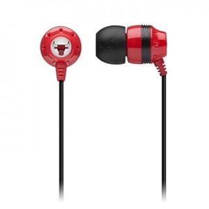 Skullcandy S2IKDZ-164 Ink'd 2.0 Chicago Bulls Earbud Headphone