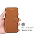 iPhone 6 Case, iPhone 6S Case, TANNC [Screen Protector Included]Flip Leather Wallet Case[Layered Dandy]-[Card Slot] - for iPhone 6 and iPhone 6S - Brown