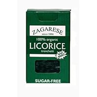 Zagarese 100% Organic Licorice with Mint, 0.88-Ounce Flip Top Boxes (Pack of 6)
