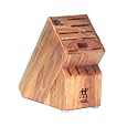 HENCKELS Twin 14-Slot hard wood Knife Storage Block