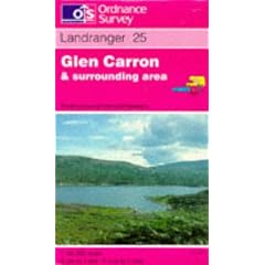 Landranger Maps: Glen Carron and Surrounding Area Sheet 25 (OS Landranger Map Series)