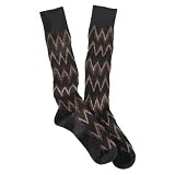 MISSONI FOR TARGET Womens Knee High Socks Zig Zag Bling fits sizes 4-10