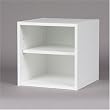 2 Shelf Stacker in White Finish By Mylex Furniture