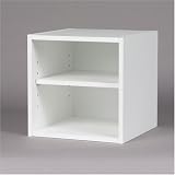 2 Shelf Stacker in White Finish By Mylex Furniture