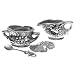 Arthur Court Grape 3-Piece Sugar/Creamer Set