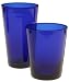 Libbey 16-Piece Colbalt Flare Glassware Set