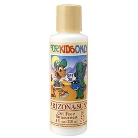 Arizona Sun - Sunscreen SPF 30 For Kids - 4 oz - Total Sun Protection Lotion - Natural Oil Free Sunblock Cream - Face and Body Sun Screen - Children's Sun Block