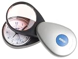 Zelco OptioClock Magnified Travel Alarm