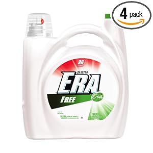 4-Pack 150-oz ERA 2x Ultra Free Detergent Liquid $13.80