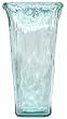 Clear Spanish Glass Large Square Vase 13"H x 6" x 6"