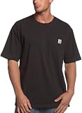 Carhartt Mens Workwear Pocket T-Shirt, Black, Large Regular