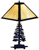 LAMPS BEAUTIFUL Rustic Lodge Table Lamp by Meyda Tiffany--Excellent customer service--see our feedback.
