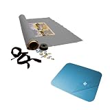 Light Gray 36" X 36" Puzzle Felt & Yellow 23" X 18" Tac-On Mat Kit (other colors available)