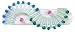 Hairclips Blaue Welle