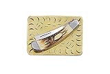 Elk Horn Belt Buckle Knife Limited Edition