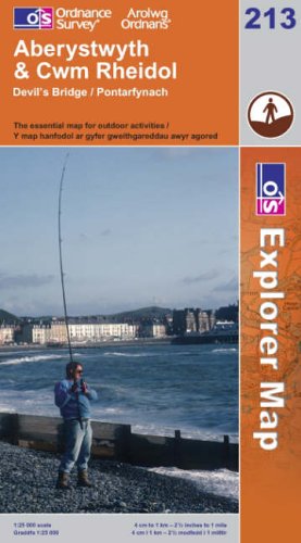 Aberystwyth and Cwm Rheidol (Explorer Maps) (OS Explorer Map)