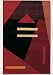 Couristan Kathmandu Prism - 0066-0718 Multi-Deep Ruby Red