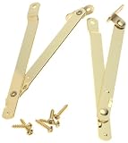 Stanley 80-1535 1/2 Bright Brass Double Arm Lid Support
