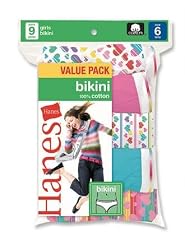 Hanes Girls Bikini Assortment 9 Pack - P920BR