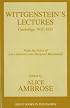 Wittgenstein's Lectures: Cambridge, 1932-1935 (Great Books in Philosophy)