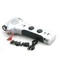 Emergency Crank Flashlight Radio Phone Charger Hammer 3110