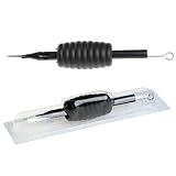 Tattoo Needles with Tattoo Grips Suited Disposable, Sterile 7RL Round Liner (5 Pack) - Free Shipping
