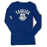 New York Yankees Women's Long Sleeve Crew Neck T-shirt by 5th & Ocean