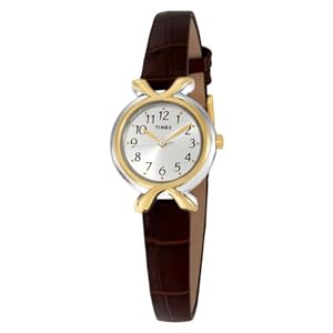 Timex Women's T2M744 Classic Brown Leather Strap Watch (Watch)