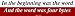 In the beginning was the word And the word was four bytes Large Bumper Sticker