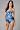 Michael Kors Sunray Tie Dye Burst One Piece Bandeau - Indigo - 4