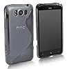 BoxWave HTC Titan DuoSuit - Slim-Fit Ultra Durable TPU Case with Stylish "S" Design on Back - HTC Titan Cases and Covers (Smoke Grey)