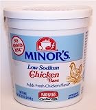 Minor's Low Sodium Chicken Base - 16 oz.