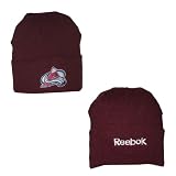 Adult NHL Colorado Avalanche Warm Ski & Skate Roll Up Beanie / Winter Hat - One Size Fits All - Red