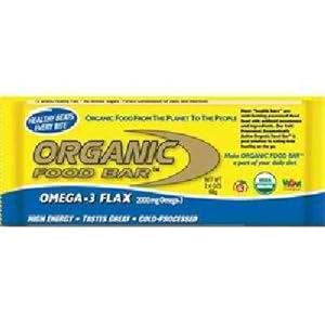 Organic Food Bar Omega-3 Flax, 12 Count