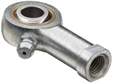 RBC Heim Bearings HF5G 0.3125″ Bore, .3125-24 Threads Female Rod End Bearing, 4 Piece Metal-To-Metal With Grease Fitting